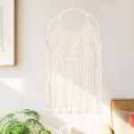 Cintre mural en macramé 40x80 cm Coton