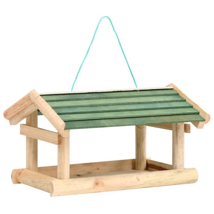 Mangeoire à oiseaux Bois de sapin 35x29,5x21 cm – Image 1