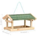 Mangeoire à oiseaux Bois de sapin 35x29,5x21 cm – Image 5