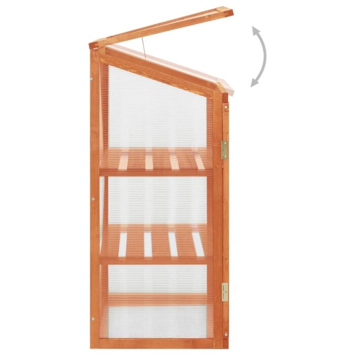Serre 60x45x100 cm Bois de sapin – Image 5