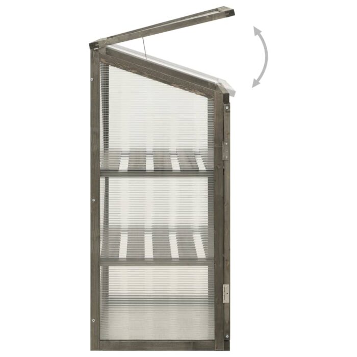 Serre 60x45x100 cm Bois de sapin – Image 5