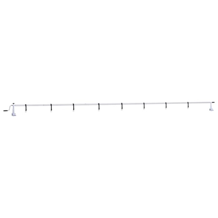 Rouleau de couverture de piscine avec base en plastique – Image 2