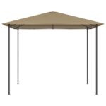 Belvédère 3x3x2,6 m Taupe 160 g/m² – Image 2
