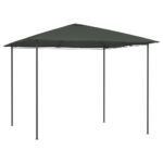 Belvédère 3x3x2,6 m Anthracite 160 g/m²