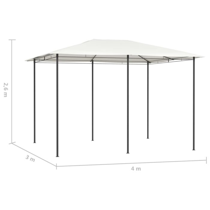 VXL8720286184493_g_en_hd_3.jpg Belvédère 3x4x2,6 m Crème 160 g/m² – Image 3