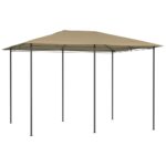 Belvédère 3x4x2,6 m Taupe 160 g/m² – Image 2