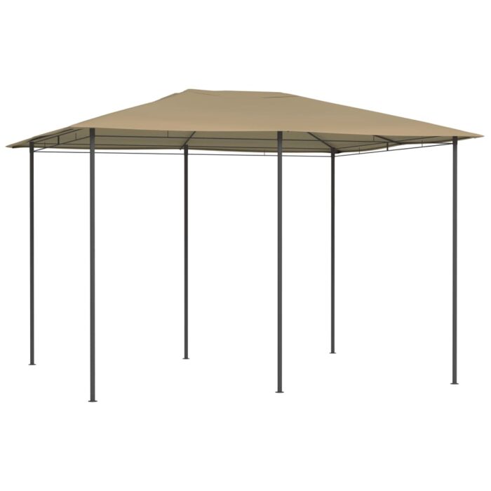 Belvédère 3x4x2,6 m Taupe 160 g/m² – Image 2