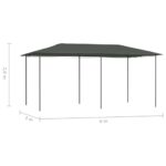 Belvédère 2,98x5,3x2,59 m Anthracite 160 g/m² – Image 3