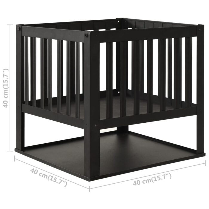 Foyer 40x40x40 cm Acier – Image 3