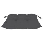 Coussins de chaise lot de 2 anthracite 40x40x7 cm tissu oxford – Image 3