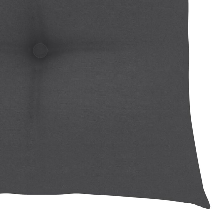 Coussins de chaise 4 pcs anthracite 40x40x7 cm tissu oxford – Image 4