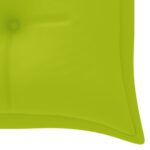 Coussin de banc de jardin vert brillant 150x50x7cm tissu oxford – Image 3