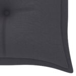 Coussin de banc de jardin anthracite tissu oxford – Image 4