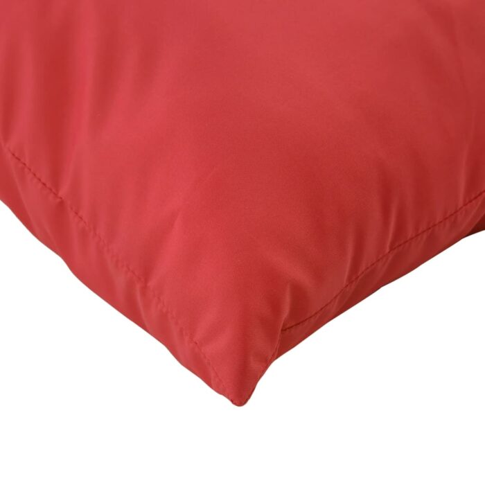 Coussins de palette 2 pcs rouge tissu oxford – Image 5