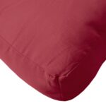 Coussins de palette lot de 2 rouge bordeaux tissu oxford – Image 6