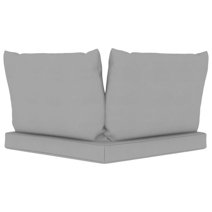 Coussins de palette lot de 3 gris tissu oxford – Image 3