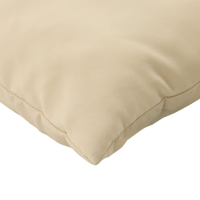 Coussins de palette lot de 3 beige tissu oxford – Image 5