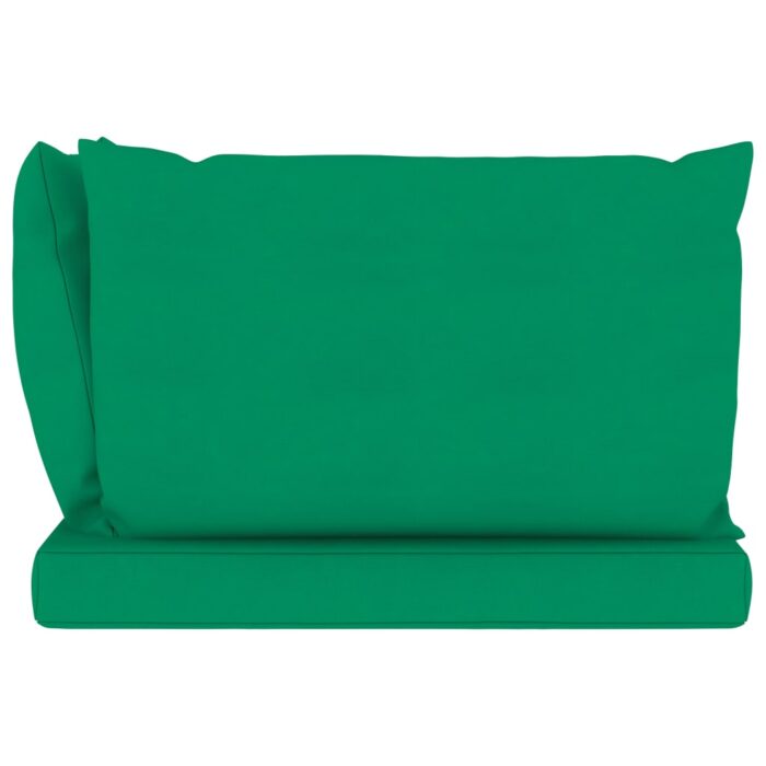 Coussins de palette lot de 3 vert tissu oxford – Image 2