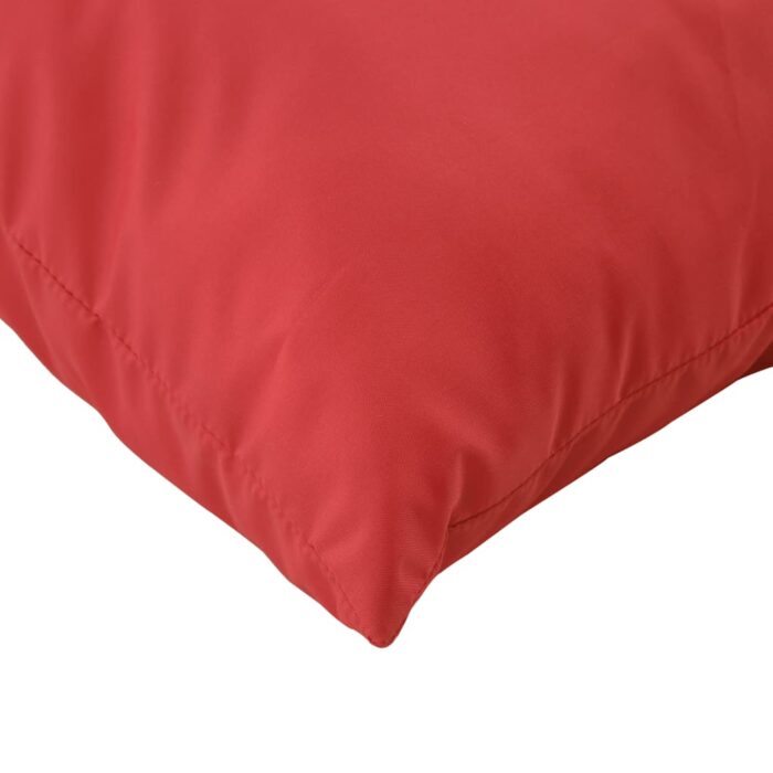 Coussins de palette lot de 3 rouge tissu oxford – Image 5