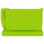 Coussins de palette lot de 3 vert vif tissu oxford – Image 2