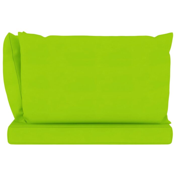 Coussins de palette lot de 3 vert vif tissu oxford – Image 2
