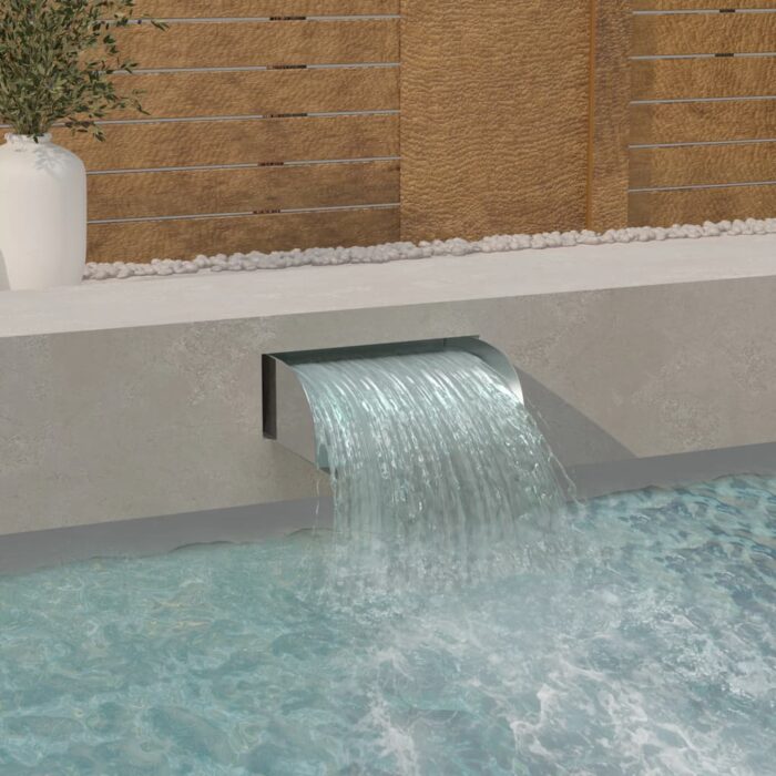 Cascade avec LED 45x34x14 cm Acier inoxydable 304 – Image 1