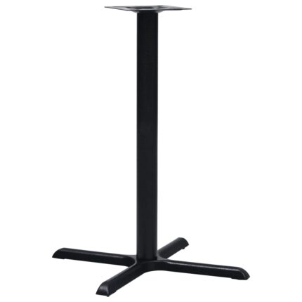 Pied de table de bistro Noir 76x76x107 cm Fonte
