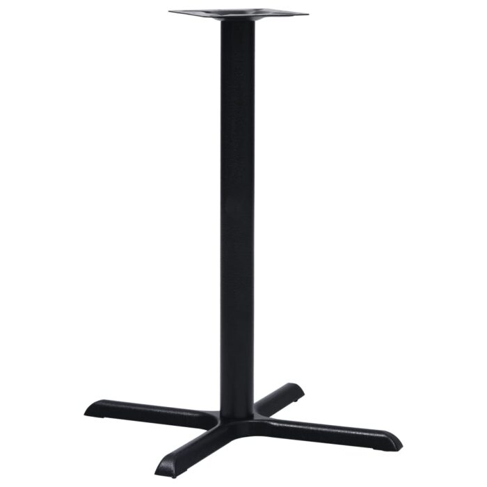 Pied de table de bistro Noir 76x76x107 cm Fonte – Image 1