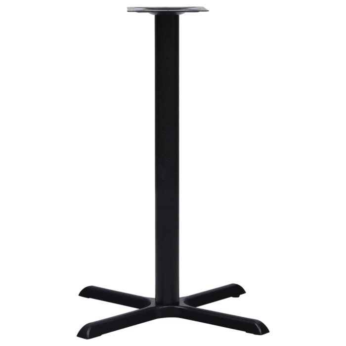 Pied de table de bistro Noir 76x76x107 cm Fonte – Image 2