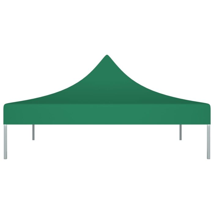 Toit de tente de réception 3x3 m Vert 270 g/m² – Image 2