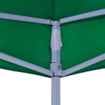 Toit de tente de réception 3x3 m Vert 270 g/m² – Image 3