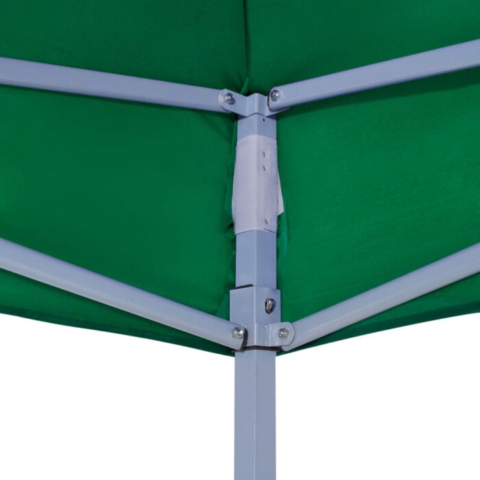 Toit de tente de réception 3x3 m Vert 270 g/m² – Image 3