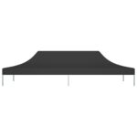 Toit de tente de réception 6x3 m Noir 270 g/m² – Image 2