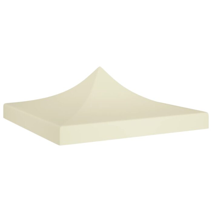Toit de tente de réception 2x2 m Crème 270 g/m² – Image 1