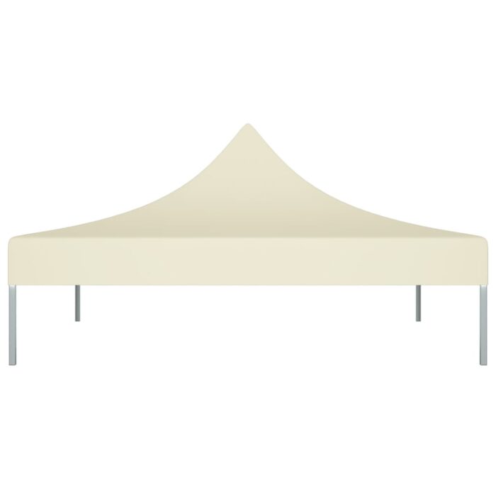 Toit de tente de réception 2x2 m Crème 270 g/m² – Image 2