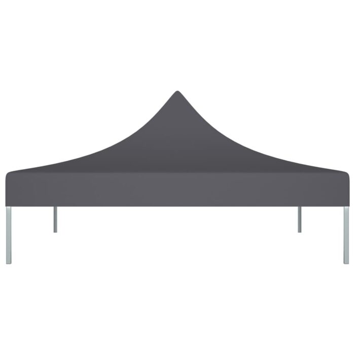 Toit de tente de réception 2x2 m Anthracite 270 g/m² – Image 2