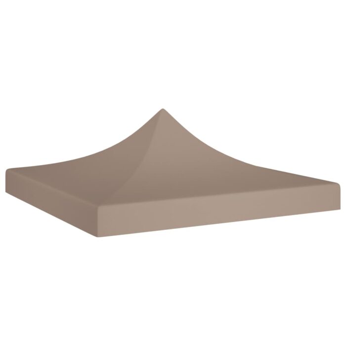 Toit de tente de réception 2x2 m Taupe 270 g/m² – Image 1