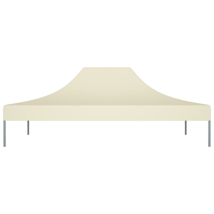 Toit de tente de réception 4x3 m Crème 270 g/m² – Image 2