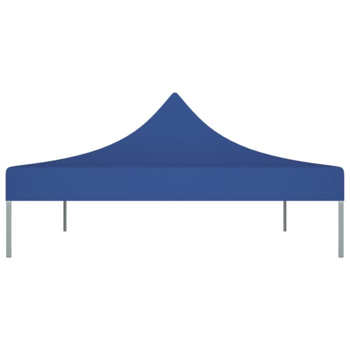 Toit de tente de réception 4x3 m Bleu 270 g/m² – Image 3