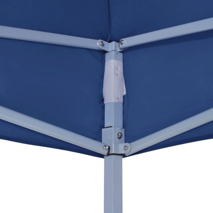 Toit de tente de réception 4x3 m Bleu 270 g/m² – Image 4