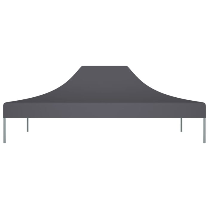 Toit de tente de réception 4x3 m Anthracite 270 g/m² – Image 2