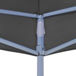 Toit de tente de réception 4x3 m Anthracite 270 g/m² – Image 4