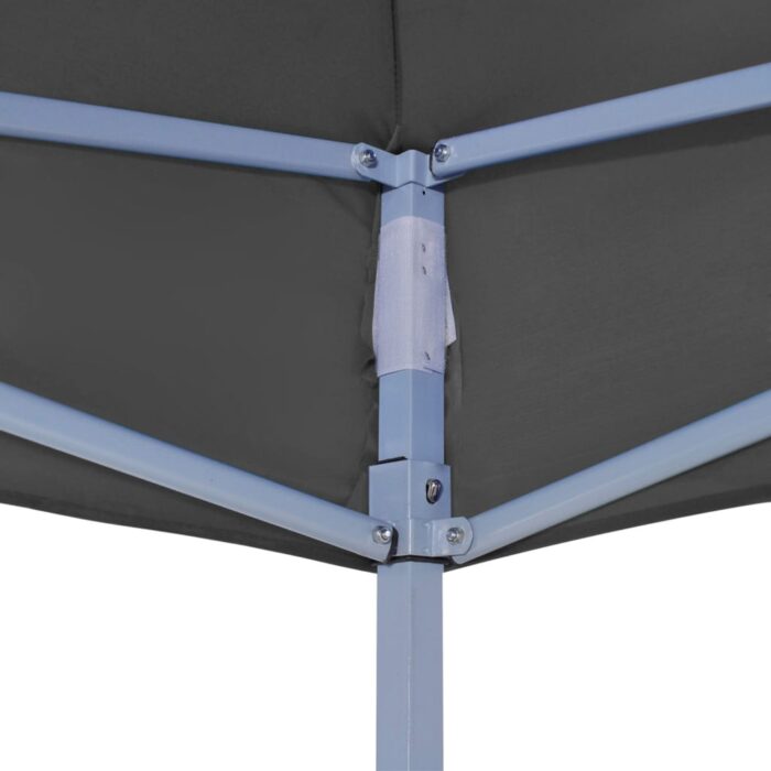 Toit de tente de réception 4x3 m Anthracite 270 g/m² – Image 4
