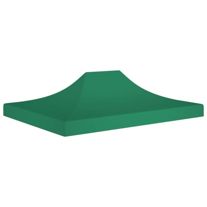 Toit de tente de réception 4x3 m Vert 270 g/m² – Image 1