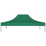 Toit de tente de réception 4x3 m Vert 270 g/m² – Image 2