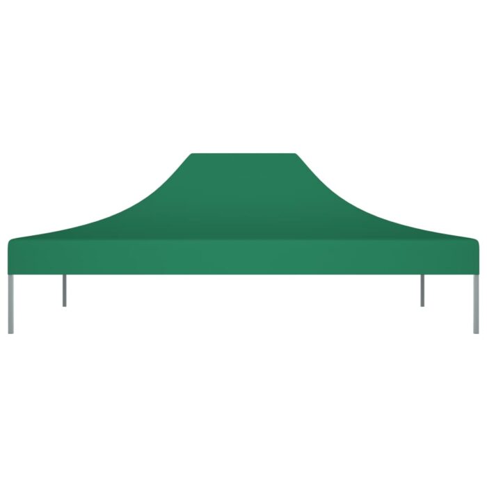 Toit de tente de réception 4x3 m Vert 270 g/m² – Image 2