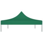 Toit de tente de réception 4x3 m Vert 270 g/m² – Image 3