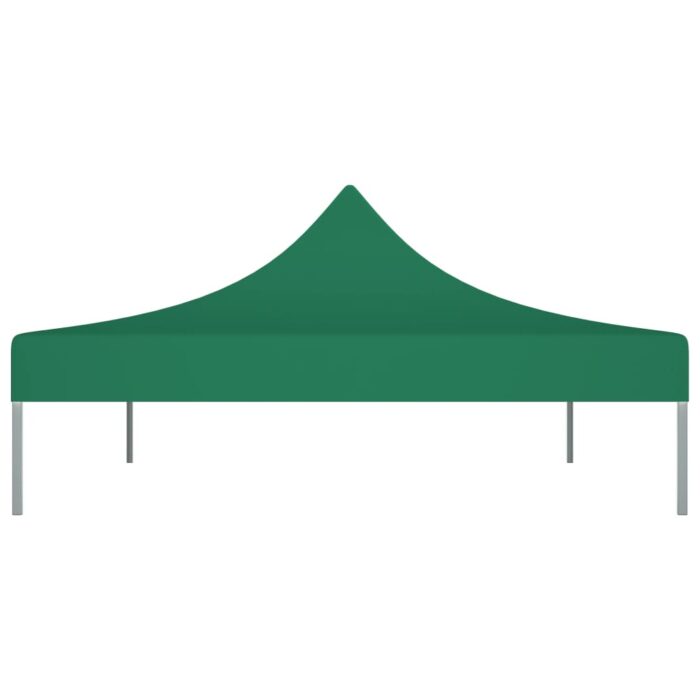 Toit de tente de réception 4x3 m Vert 270 g/m² – Image 3