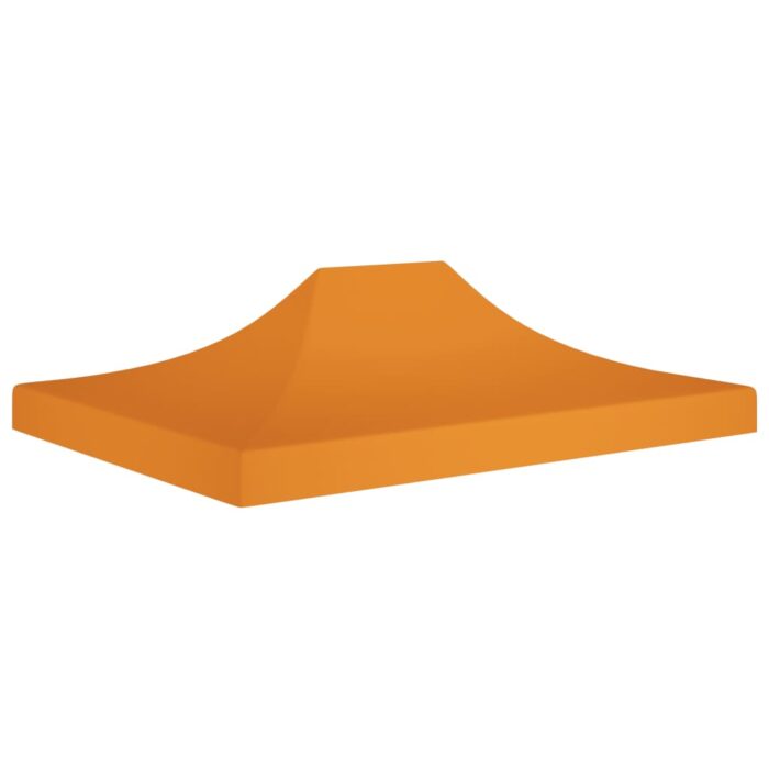 Toit de tente de réception 4x3 m Orange 270 g/m² – Image 1