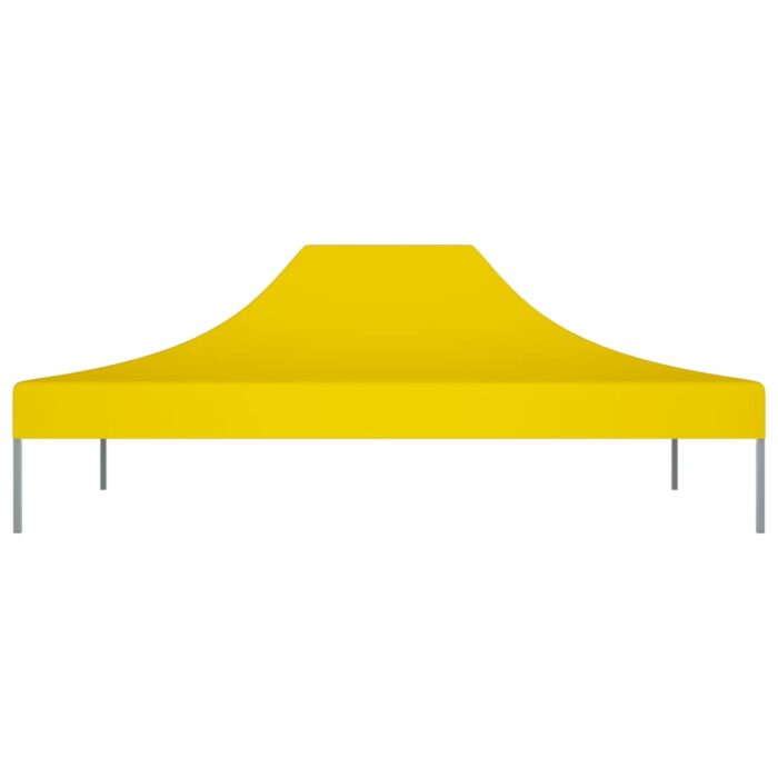 Toit de tente de réception 4x3 m Jaune 270 g/m² – Image 2